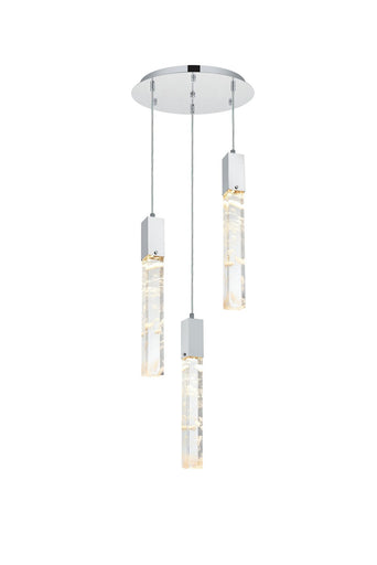 Aurora Three Light Chandelier