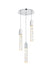 Elegant Lighting - 2089D16C - Three Light Chandelier - Aurora - Chrome And Clear