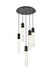 Elegant Lighting - 2089D20BK - Five Light Chandelier - Aurora - Black And Clear