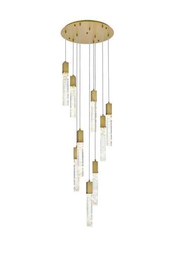 Aurora Nine Light Chandelier