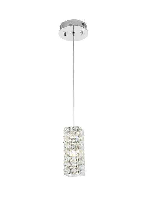 Elegant Lighting - 3680D1C - LED Pendant - Aston - Chrome