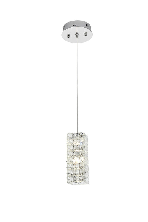 Elegant Lighting - 3680D1C - LED Pendant - Aston - Chrome