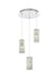 Elegant Lighting - 3680D3RC - LED Pendant - Aston - Chrome