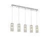 Elegant Lighting - 3680D5C - LED Pendant - Aston - Chrome