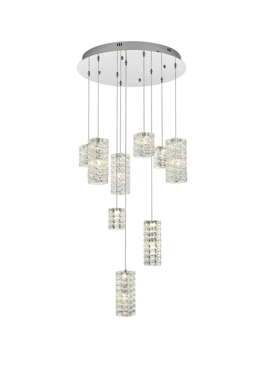 Elegant Lighting - 3680D9C - LED Pendant - Aston - Chrome