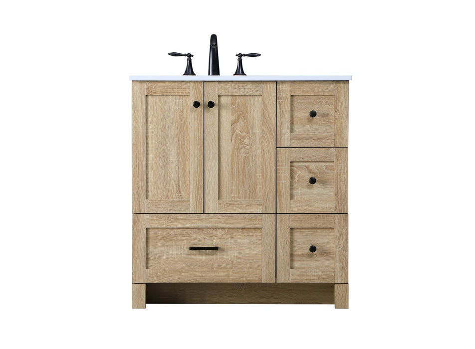 Elegant Lighting - VF2832MW - Single Bathroom Vanity - Soma - Mango Wood