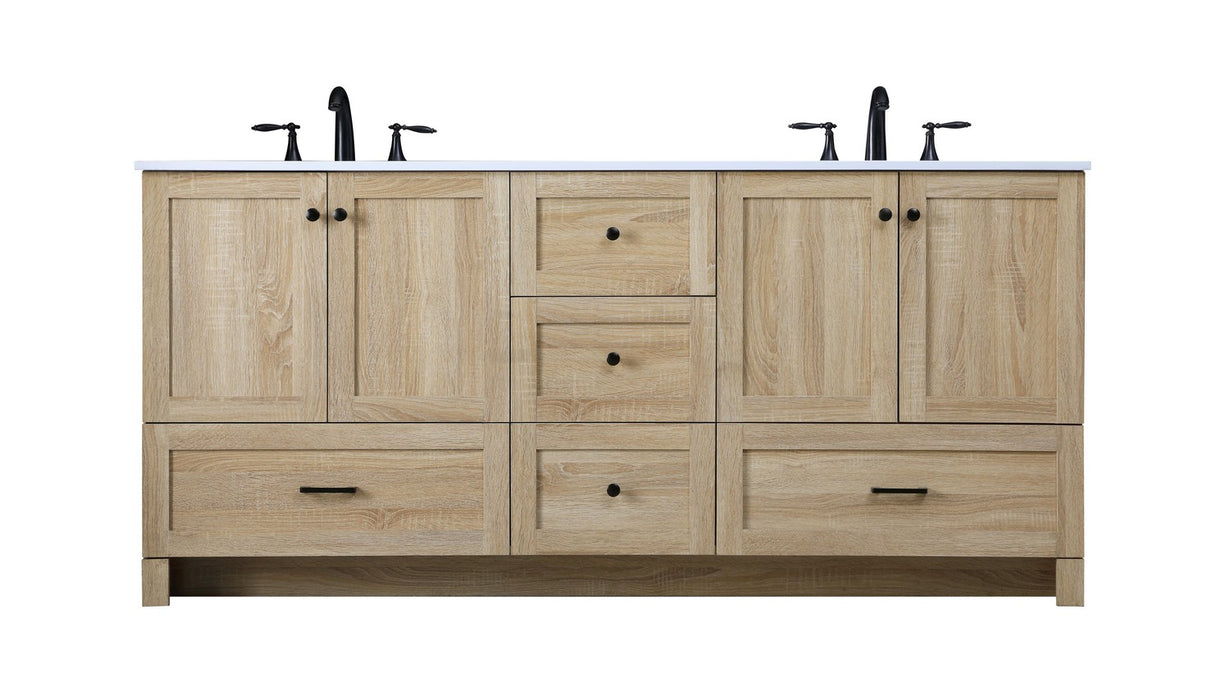 Elegant Lighting - VF2872DMW - Double Bathroom Vanity - Soma - Mango Wood