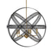 Uttermost - 21606 - Five Light Pendant - Spherical - Bronze And Antique Brass