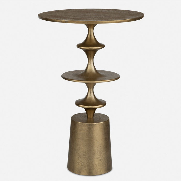 Uttermost - 24412 - Accent Table - Flight - Antique Brass