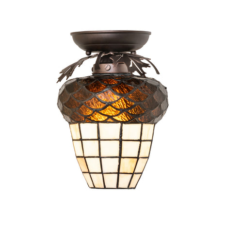 Oak Leaf & Acorn One Light Flushmount