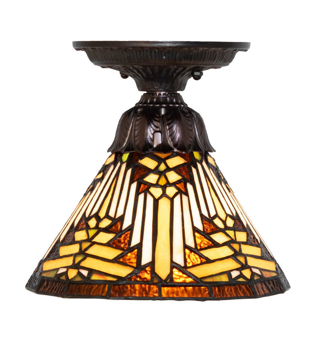 Meyda Tiffany - 276087 - One Light Flushmount - Nuevo