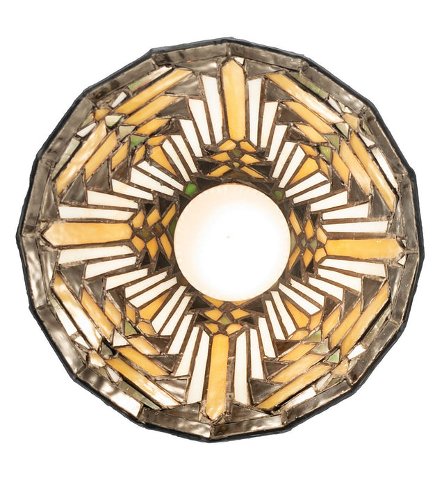 Meyda Tiffany - 276087 - One Light Flushmount - Nuevo