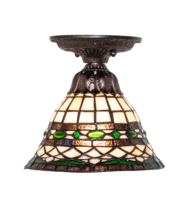 Meyda Tiffany - 276088 - One Light Flushmount - Tiffany Roman