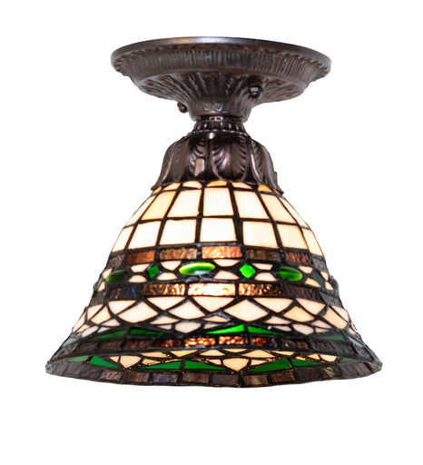 Tiffany Roman One Light Flushmount