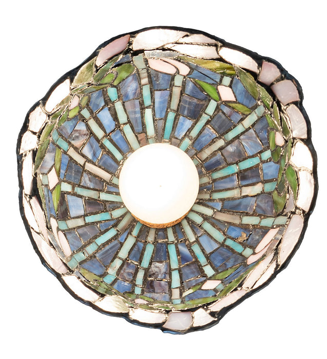 Meyda Tiffany - 276089 - One Light Flushmount - Tiffany Flowering Lotus