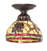 Meyda Tiffany - 276091 - One Light Flushmount - Pinecone