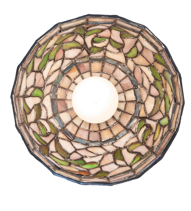 Meyda Tiffany - 276092 - One Light Flushmount - Tiffany Turning Leaf