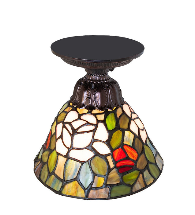 Meyda Tiffany - 276094 - One Light Flushmount - Tiffany Rosebush