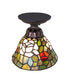 Meyda Tiffany - 276094 - One Light Flushmount - Tiffany Rosebush