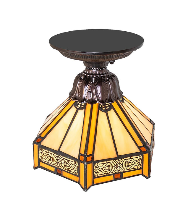 Meyda Tiffany - 276097 - One Light Flushmount - Peaches