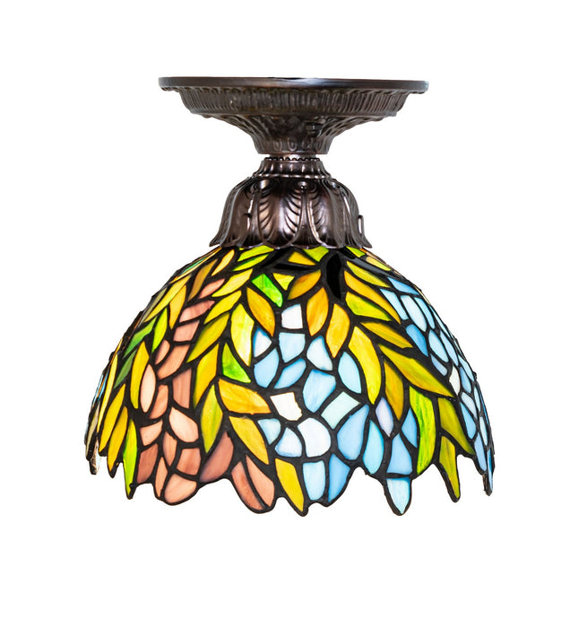 Meyda Tiffany - 276099 - One Light Flushmount - Tiffany Honey Locust