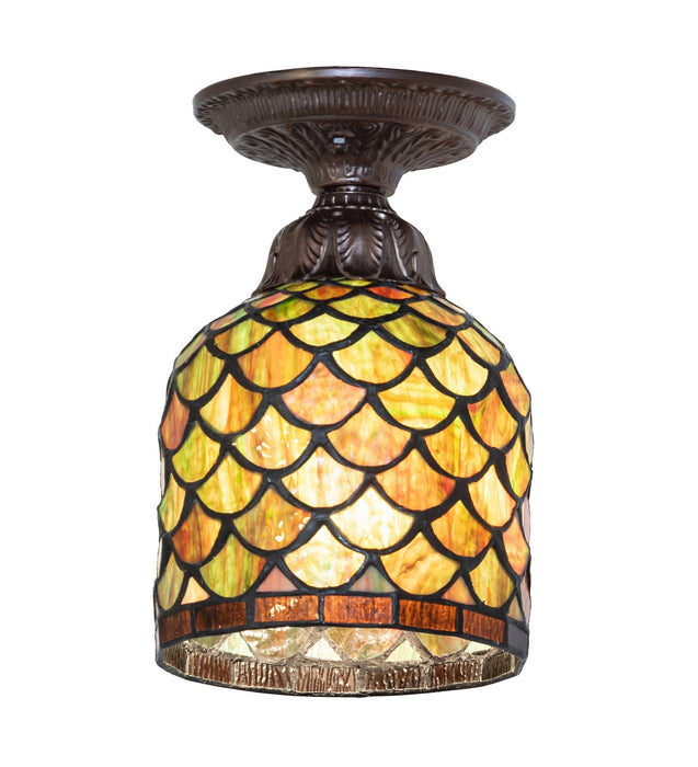 Meyda Tiffany - 276100 - One Light Flushmount - Acorn