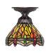 Meyda Tiffany - 276102 - One Light Flushmount - Tiffany Hanginghead Dragonfly