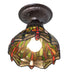 Meyda Tiffany - 276102 - One Light Flushmount - Tiffany Hanginghead Dragonfly