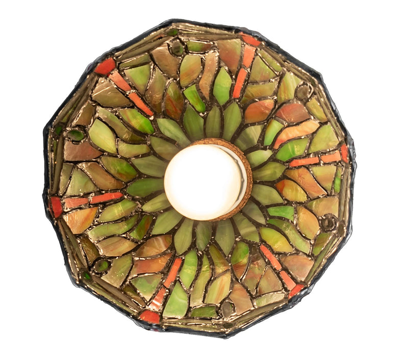 Meyda Tiffany - 276102 - One Light Flushmount - Tiffany Hanginghead Dragonfly
