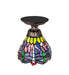 Meyda Tiffany - 276103 - One Light Flushmount - Tiffany Hanginghead Dragonfly