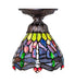 Meyda Tiffany - 276103 - One Light Flushmount - Tiffany Hanginghead Dragonfly
