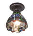 Meyda Tiffany - 276103 - One Light Flushmount - Tiffany Hanginghead Dragonfly