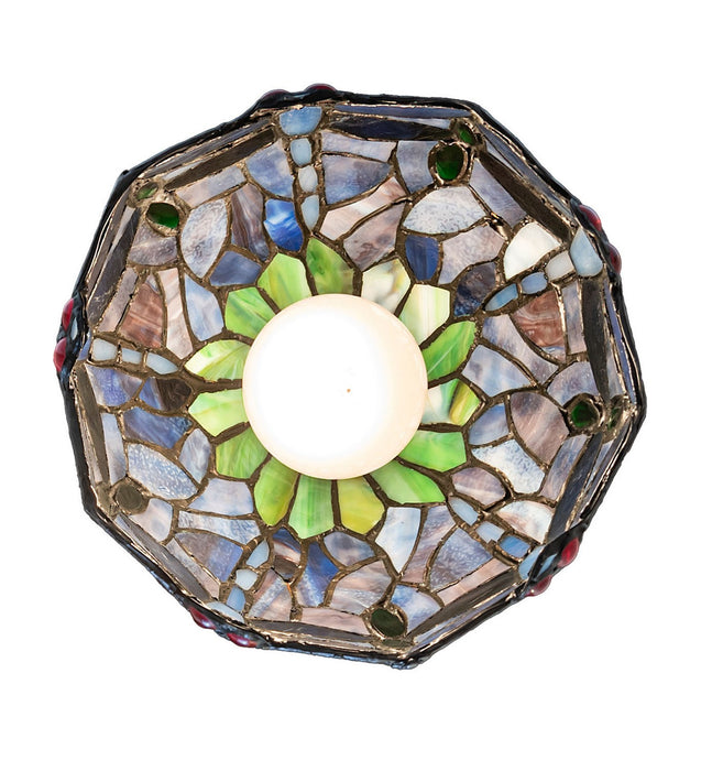 Meyda Tiffany - 276103 - One Light Flushmount - Tiffany Hanginghead Dragonfly