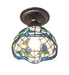 Meyda Tiffany - 276105 - One Light Flushmount - Roseborder