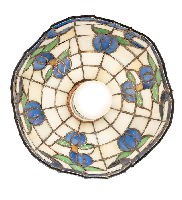 Meyda Tiffany - 276105 - One Light Flushmount - Roseborder