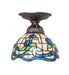 Meyda Tiffany - 276105 - One Light Flushmount - Roseborder