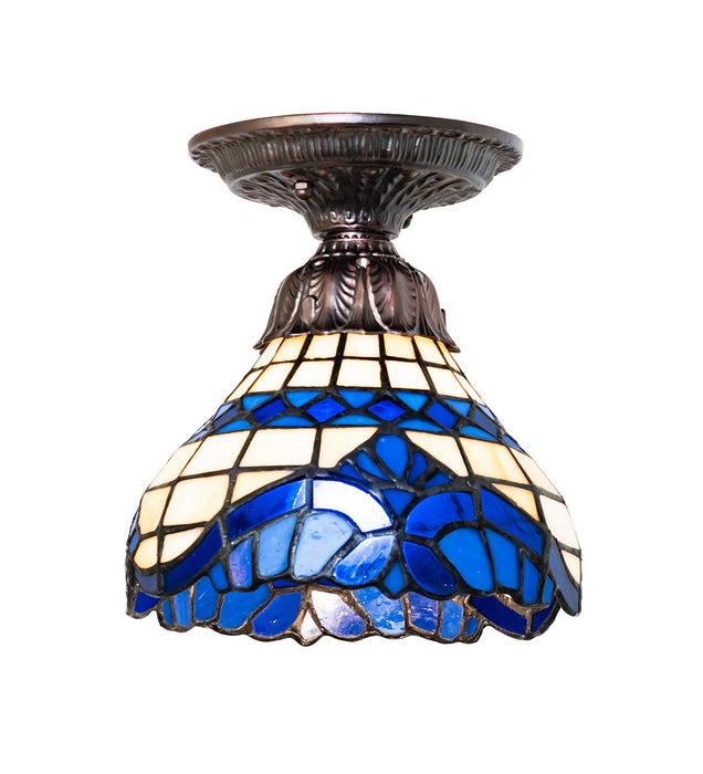 Meyda Tiffany - 276107 - One Light Flushmount - Baroque