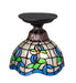 Meyda Tiffany - 276108 - One Light Flushmount - Roseborder