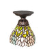 Meyda Tiffany - 276109 - One Light Flushmount - Wisteria