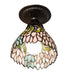 Meyda Tiffany - 276109 - One Light Flushmount - Wisteria