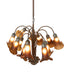 Meyda Tiffany - 276578 - 12 Light Chandelier - Dark Amber Tiffany Pond Lily