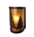 Meyda Tiffany - 270072 - LED Wall Sconce - Tall Pines - Textured Black