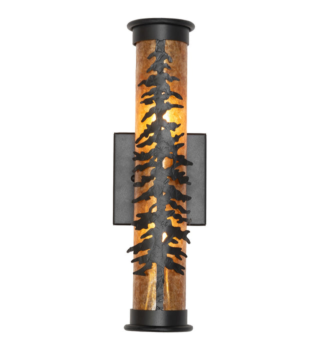 Meyda Tiffany - 270086 - Two Light Wall Sconce - Tamarack - Textured Black