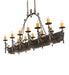 Meyda Tiffany - 273537 - 15 Light Chandelier - Tudor - Gilded Tobacco / Wood Grain