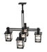 Meyda Tiffany - 273995 - Five Light Chandelier - Roylance - Solar Black