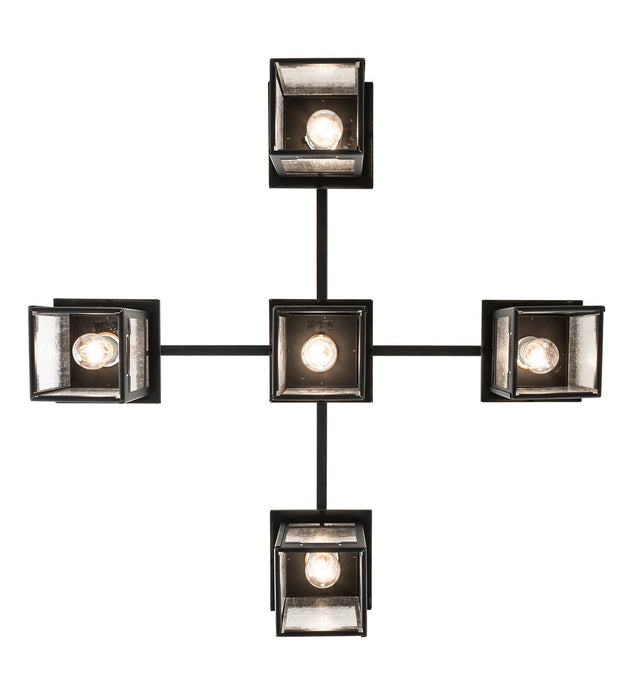 Meyda Tiffany - 273995 - Five Light Chandelier - Roylance - Solar Black
