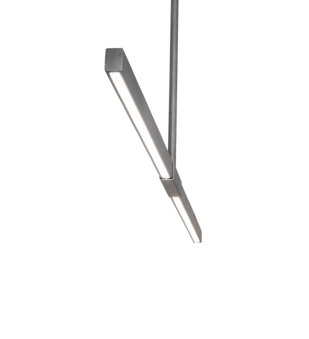 Meyda Tiffany - 274551 - LED Pendant - Trax - Blackened Pewter