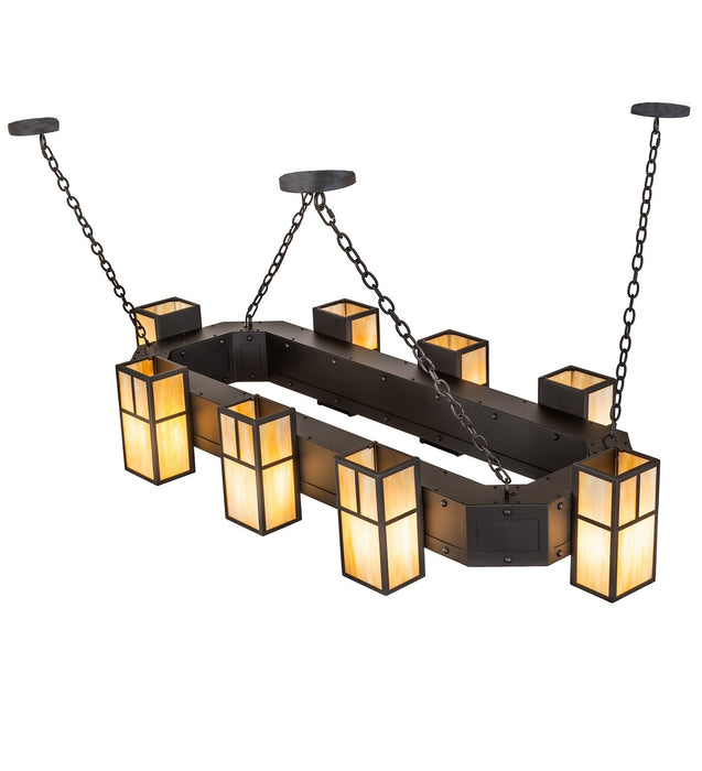 Meyda Tiffany - 274697 - Eight Light Chandelier - Hyde Park - Oil Rubbed Bronze
