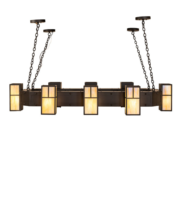Meyda Tiffany - 274697 - Eight Light Chandelier - Hyde Park - Oil Rubbed Bronze