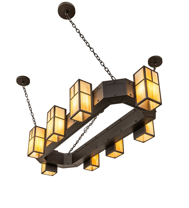 Meyda Tiffany - 274697 - Eight Light Chandelier - Hyde Park - Oil Rubbed Bronze